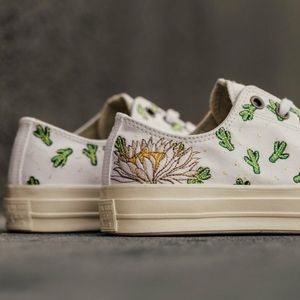 converse cactus embroidery
